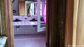 Young Blonde Spanish Teen Clothes Ripped Ibiza