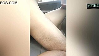 damn, hairy pussy latina whore fucks taxi driver bent over in car revenge vid