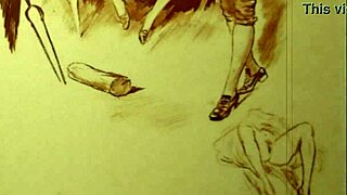 Intricate Vintage Erotic Drawings Capture Retro Hairy Scenes