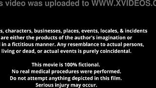 Her heels tease with giggles and seductive foot struts