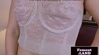 first time tranny amateur strokes cock in stockings solo