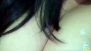 indonesian webcam girl teases with bouncy boobs up close