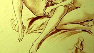 Intricate Vintage Erotic Drawings Capture Retro Hairy Scenes