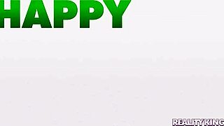 Ny ny lew and stepdaughter lick pussies then max joins threesome!