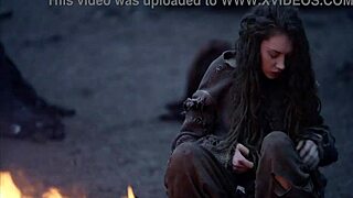 Big ass cosplay baremaidens masturbate outdoors with cumshots