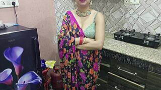 desi bhabhi cheats in kitchen with devar full hindi fuck