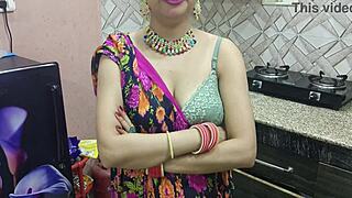 desi bhabhi cheats in kitchen with devar full hindi fuck