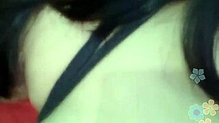 indonesian webcam girl teases with bouncy boobs up close