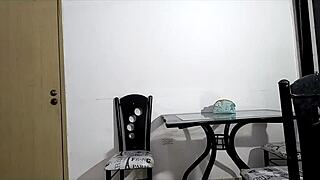 my horny stepsis begs for cum on her cereal then i fuck her hard part 1