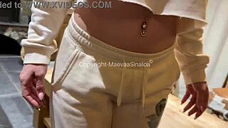 jeune salope française bareback creampie chatte fill