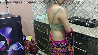 desi bhabhi cheats in kitchen with devar full hindi fuck