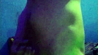 Crazy latina student shaves pussy then masturbates solo