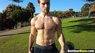 athletic jocks bareback monster cocks workout fuck sessions