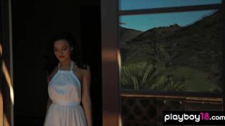 Alexandra Tyler Boldly Strips Perfect Natural Tits Outdoors