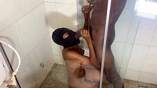 She endures hardcore monster bbc fuck deepthroats shower moans alert horny neighbors