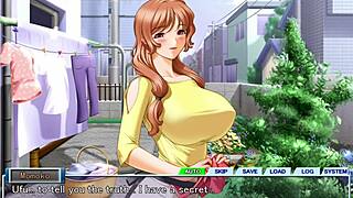 Ane's massive boobs bounce wildly in english hentai part 8!