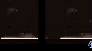 Bleubrutalrose Rams Metal Dildo Up Big Ass In Pink Latex Heels