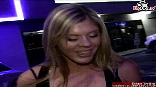 Skinny Blonde Slut's Small Tits Bounce in Creampie Fuck