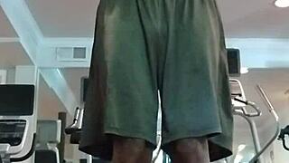 athletic fitness babe nails her steamy pole dance workout session