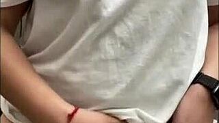 Flashing ass in store makes me so horny i masturbate