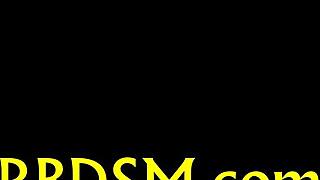 bdsm slave bound tight gets pussy drilled rough missionary hardcore punished naked