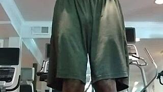 athletic fitness babe nails her steamy pole dance workout session