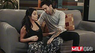 Sexy Silvia Saige Seduces Neighbor with Big Tits Blowjob