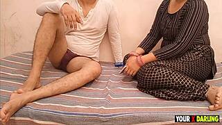 Horny Stepmom's Truth or Dare Leads to Hard Doggystyle Fuck