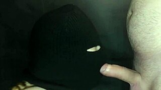 Step Sister's Balaclava Hides Face as Hot Mouth Deepthroats Monster Cock Sloppily in Pov Roleplay