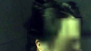 my asian slut wife vibes hard in gym shower with dildo