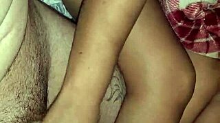 vered wifey strokes her hubby's cock nice and slow in homemade fun