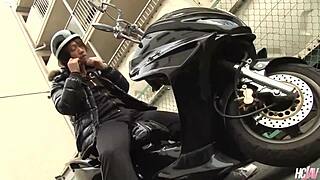 japanese babe shino tanaka rides two hard cocks with hairy pussy creampie uncensored threesome