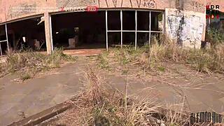 Pound Dreadlocks Hottie in Roadside Ruin