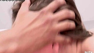 Alice Maze handles deepthroat and firm spanks as mature sub