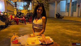 first date public pickup hottie finally cums hard during intense bedroom sex