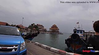 hey check this amateur thai teen couple banging outdoors on thailand island