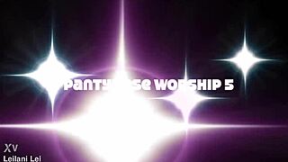 PANTYHOSE WORSHIP TRAILER FEATURES MATURE MILF LEGS, FEET AND TOES IN NYLON FETISH!