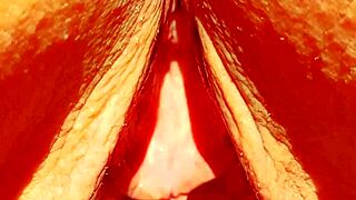 Maturemons Exhibitionist Flashes Huge Meaty Shaved Pussy Gape Wide Open