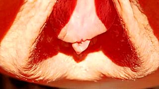 Maturemons Exhibitionist Flashes Huge Meaty Shaved Pussy Gape Wide Open