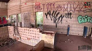 Pound Dreadlocks Hottie in Roadside Ruin