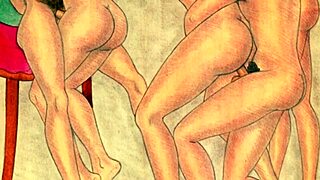 Vintage Erotic Art Captures Sensual Antique Poses