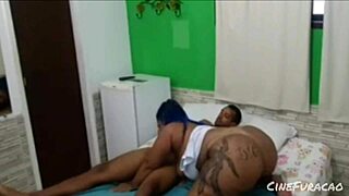 Chubby Brunette BBW Takes Huge Cock Deep In Homemade Ass