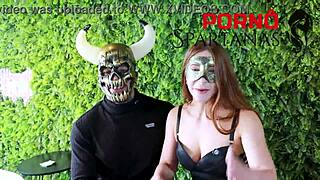 cintia tests cuckold husband's horn tolerance with lover's pounding