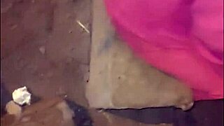 stalking thick mature Venezuelan disguised as Stitch girlfriend teases anal on Lima streets