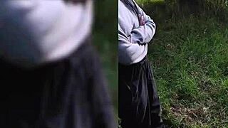 my step-cousin begged for a bath on the shore so i fucked her tight latina pussy pov amateurs