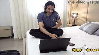 Hotel room teen whore bent over DOGGYSTYLE ass licked then monster cock FACE FUCK!