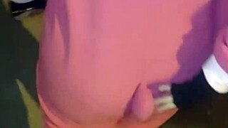 stalking thick mature Venezuelan disguised as Stitch girlfriend teases anal on Lima streets