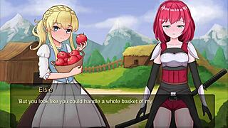 Elise submits in slave lord bondage realms gameplay futanari lesbian fantasy.