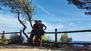 strangers caught park pussy flash masturbation squirt 😱💦