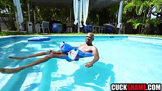 hey wanna see this cuckold hubby watching his wife ride big black cock with her big tits bouncing?